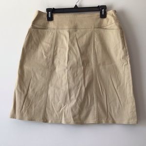 Skirt 12 Tan Stretch by Chaus